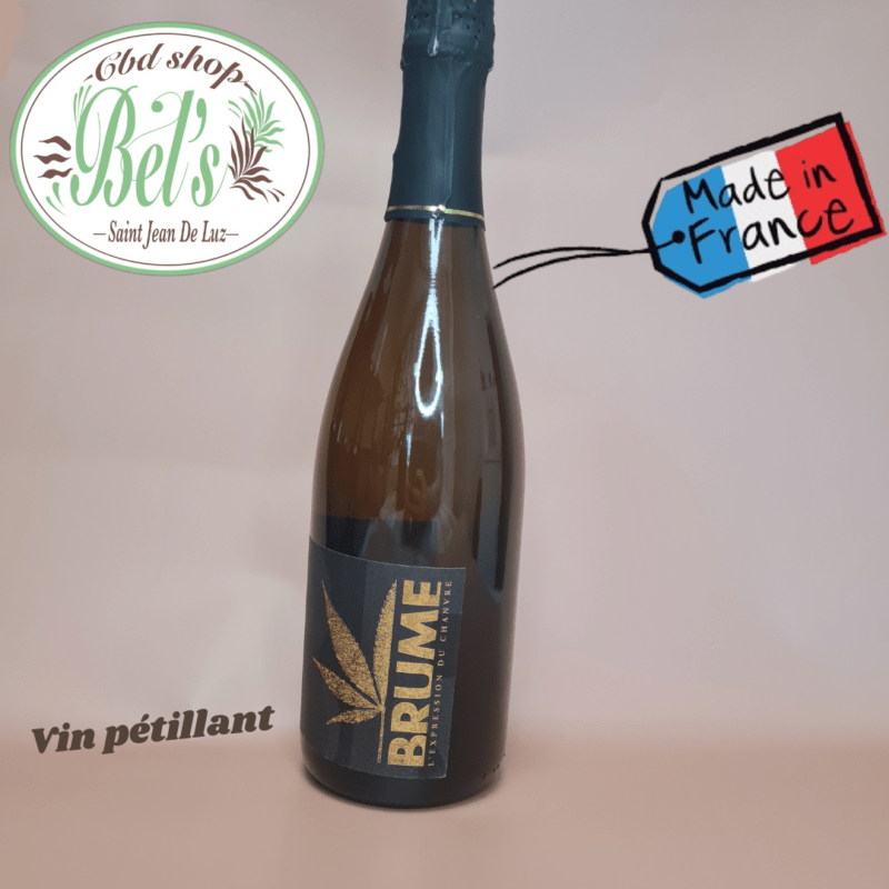 Vin pétillant au cbd