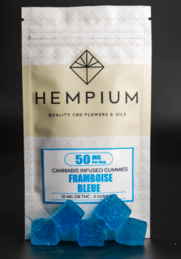 Bonbons THC 10mg – Framboise Bleue