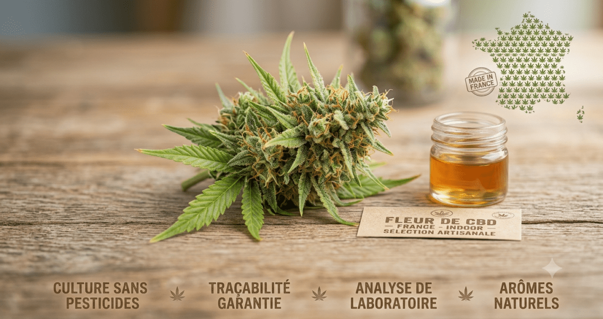 Guide pour reconnaitre un bon cbd avec une fleur française